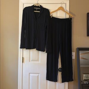 SKIMS Black Pajama Set